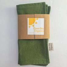 Load image into Gallery viewer, Dark Green Organic Cotton Cloth Nap&#39;kin