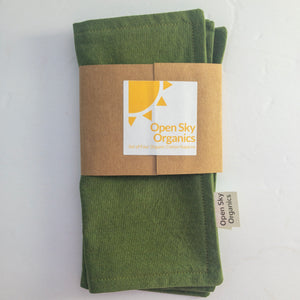 Dark Green Organic Cotton Cloth Nap'kin