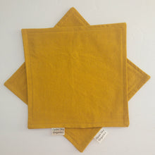 Load image into Gallery viewer, Dark Yellow Organic Cotton Cloth Napkin