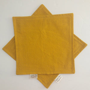 Dark Yellow Organic Cotton Cloth Napkin