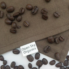 Load image into Gallery viewer, Dark Brown Organic Cotton Cloth Napkin