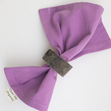 Load image into Gallery viewer, Lavender Organic Cotton Cloth Napkin