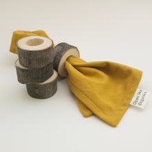 Load image into Gallery viewer, Dark Yellow Organic Cotton Cloth Napkin