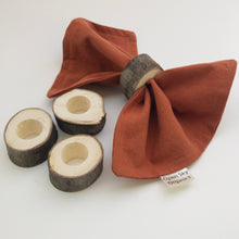 Load image into Gallery viewer, Red Organic Cotton Cloth Napkin