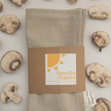 Load image into Gallery viewer, Light Brown Organic Cotton Cloth Napkin