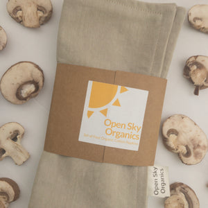 Light Brown Organic Cotton Cloth Napkin