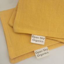 Load image into Gallery viewer, Light Yellow Organic Cotton Cloth Napkin