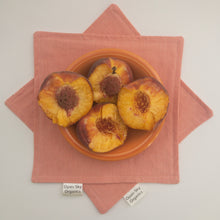 Load image into Gallery viewer, Peach Organic Cotton Cloth Napkin